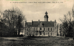 N°104935 -cpa Marcq En Baroeul -château Rouge - - Marcq En Baroeul