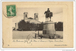 85 - La Roche-sur-Yon - La Place D'Armes Et L'Eglise Saint-Louis - Ed. ND Phot N° 22 - 1913 - La Roche Sur Yon