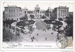 13 - MARSEILLE - Le Palais De Longchamp - 1906 - Cinq Avenues, Chave, Blancarde, Chutes Lavies