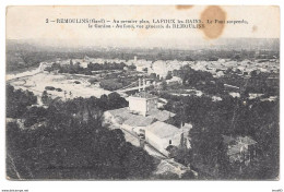 30 - REMOULINS (Gard) - Au Premier Plan LAFOUX Les BAINS, Le Pont Suspendu ... - N° 2 - 1922 - Remoulins