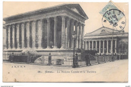 30 - Nimes - La Maison Carrée Et Le Théâtre - Ed. J.B.E.N.P. N° 26 - 1905 - Nîmes