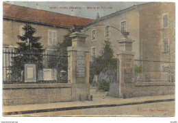 34 - SAINT PONS - Mairie Et Tribunal - Ed. Paul Peyrefitte Colorisée - Saint-Pons-de-Mauchiens