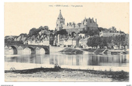 45 - GIEN (Loiret) - Vue Générale - Ed. L. Marchand  N° 1225 - Gien