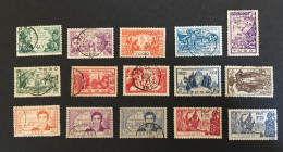 COLONIES FRANÇAISES TOGO YT 161 à 170 172 à 176 (15 Valeurs) - Oblitérés Used -  Cote 59E - Used Stamps