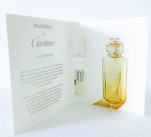 échantillons De Parfum Tubes Sur Cartes  RIVIERES De CARTIER  ALLEGRESSE EDT  Spray Tube 1.5 Ml - Echantillons (tubes Sur Carte)