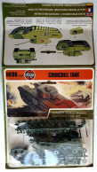RARE MAQUETTE AIRFIX HO CHURCHILL TANK 1973 FIGURINES WWII - Small Figures