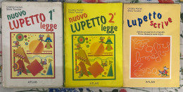 Nuovo Lupetto Legge 1+2+Lupetto Scrive Di Cristina Ferrari, Silvia Tonolini,  2000,  Atlas - Bambini