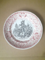 Assiette Parlante Jeanne D'arc Entre Dans Orléans. Jeanne Donne L'assaut. - Plates