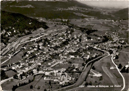 Vallorbe Et Ballaigues Vus D'avion (1434) * 15. 8. 1958 - Ballaigues