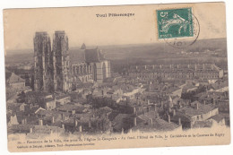 Toul - 1910 - Caserne Rigny , Hôtel De Ville - Panorama # 2-13/12 - Toul