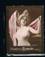 S1 - Chromo 6.5*5 Cm Cigarettes Climent Alger - Femme - érotisme - Dos Tirage No 120 - Carter - Climent