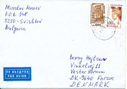 Bulgaria Cover Sent Air Mail To Denmark - Storia Postale