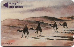 Bahrain - Batelco (GPT) - Camel Caravan - 3BAHD (No Letter At Corner), 1990, Used - Bahrein