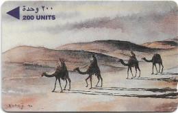 Bahrain - Batelco (GPT) - Camel Caravan - 11BAHA (Letter B), 1990, 125.000ex, Used - Bahrain
