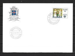 ISLANDE. N°496 De 1979 Sur Enveloppe 1er Jour (FDC). Année Internationale De L'Enfant/Dessin D'enfant. - FDC