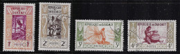 DAHOMEY 1961 SCOTT 141-144 CANCELLED - Bénin – Dahomey (1960-...)