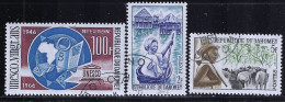 DAHOMEY 1962 SCOTT 160,62,C45 CANCELLED - Bénin – Dahomey (1960-...)