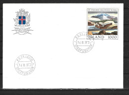 ISLANDE. N°488 De 1978 Sur Enveloppe 1er Jour (FDC). Lave. - Vulcani