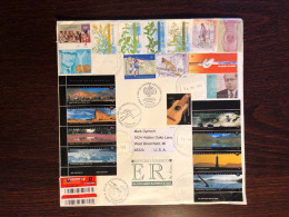 ARGENTINA TRAVELLED COVER REGISTERED LETTER TO USA  2006 YEAR POLIO RED CROSS HEALTH MEDICINE DOGS HERBS - Covers & Documents