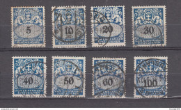 Danzig 1923,Mi.Porto 30-37-Gestempelt(D3052) - Postage Due