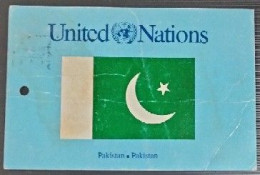 PAKISTAN U.N. OLD USED POSTCARD.UNITED NATIONS PAKISTAN. - World