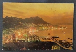 HONG KONG OLD USED POSTCARD. BY AIR MAIL,  CORRESPONDENCE. - World