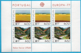 Portugal 1977 Scenery Block Issue MNH Cept Europa - 77-05 Bl - 1977