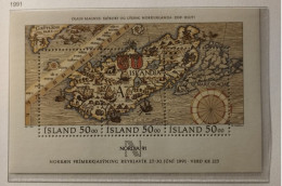 Islande 1991 / Yvert Bloc Feuillet N°12 / ** - Blocs-feuillets