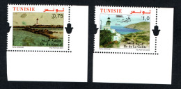 2023- Tunisia - Islands : Kuriat - Galite -Lighthouses -Sea Turtle-  Complete Set 2v.MNH** - Islands