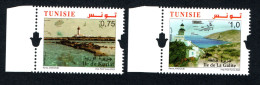 2023- Tunisie - Îles : Kuriat - Galite -Phares - Tortue Marine- Emission Complète 2v.MNH** - Inseln
