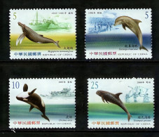 Taiwan 2002, Cetaceans, Whales, Dolphins, Orca, 4val - Neufs