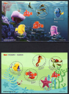 Taiwan 2008, Disney, Nemo, Fishes, Block - Ungebraucht