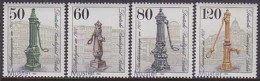 GERMANY (Berlin)(1983) Street Pumps. Fire Hydrants. Set Of 4 Overprinted MUSTER (Specimen). Scott Nos 9N480-3 - Plaatfouten En Curiosa