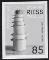 AUSTRIA(2022) Tableware. Black Print. Riess Enamel. - Proofs & Reprints