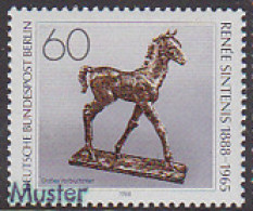 GERMANY(1988) "Thoroughbred Foal" By Sintenis. Specimen (overprinted MUSTER). Scott No 9N570, Yvert No 765. - Variétés Et Curiosités