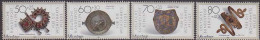 GERMANY (Berlin)(1987) Gold And Silver Artifacts. Set Of 4 Overprinted MUSTER (specimen). Scott Nos 9NB249-52 - Plaatfouten En Curiosa