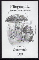 AUSTRIA(2022) Fly Agaric (Amanita Muscaria). Black Print. - Proeven & Herdruk