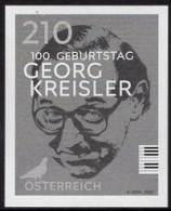 AUSTRIA(2022) Georg Kreisler. Black Print. - Proofs & Reprints