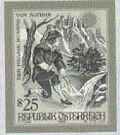 AUSTRIA(1998) St. Konrad Collecting Spring Water. Erns Castle. Black Proof. Scott No 1762, Yvert No 2085. - Proeven & Herdruk