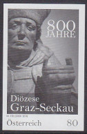 AUSTRIA(2018) 800th Anniversary Of Diocese Of Graz-Sekau. Black Print. - Proeven & Herdruk