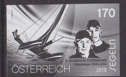 AUSTRIA(2018) Catamaran. Black Print. - Proeven & Herdruk