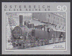 AUSTRIA(2011) Erzburg Railway. Black Print. - Proofs & Reprints