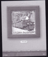 AUSTRIA(2014) Steyrtalban. Black Print Of S.S. - Proofs & Reprints