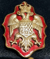 KRALJEVINA YUGOSLAVIJEYugoslavian Royal Yugoslav NCO's Cap Badge. Perfektno Stanje. - Materiaal