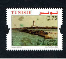 2023- Tunisie - Îles : Kuriat -Phare - Tortue Marine- 1v.MNH** - Islas