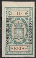 Revenue/ Fiscal, Companhia De Moçambique 1892 - Imposto Do Sello. 10 Reis -|- MNH - Neufs