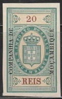 Revenue/ Fiscal, Companhia De Moçambique 1892 - Imposto Do Sello. 20 Reis -|- MNH - Unused Stamps