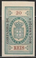 Revenue/ Fiscal, Companhia De Moçambique 1892 - Imposto Do Sello. 20 Reis -|- MNH - Ongebruikt