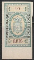 Revenue/ Fiscal, Companhia De Moçambique 1892 - Imposto Do Sello. 40 Reis -|- MNH - Unused Stamps