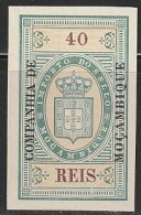 Revenue/ Fiscal, Companhia De Moçambique 1892 - Imposto Do Sello. 40 Reis -|- MNH - Neufs